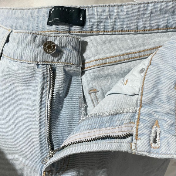 New ASOS Design Raw Hem Skinny Jeans Vintage Light Wash Stretch Denim Size 28 - Picture 12 of 16